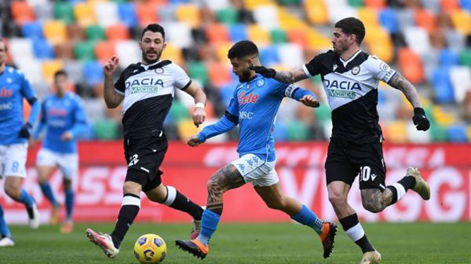 Napoli vs Udinese, trực tiếp bóng đá, lịch thi đấu bóng đá, serie a, fpt