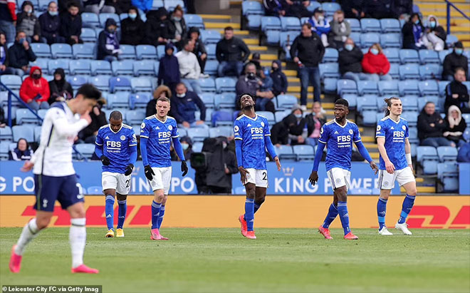 Leicester đã lỡ hẹn với cúp C1 mùa thứ hai liên tiếp