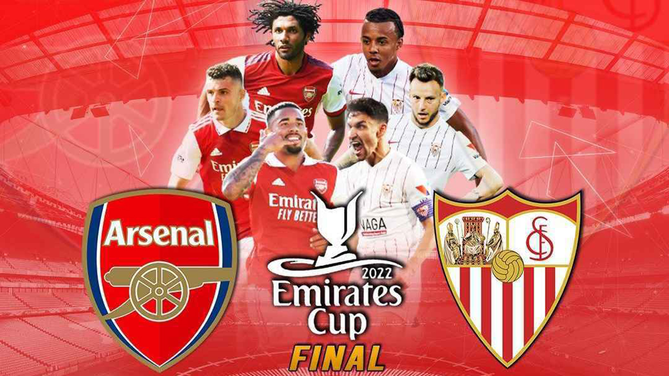 Link xem trực tiếp bóng đá Arsenal vs Sevilla, giao hữu mùa hè 2022 (18h30, 30/7)