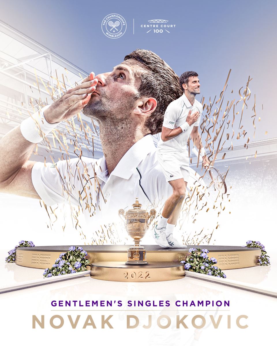 Kết quả Wimbledon hôm nay, Kết quả Wimbledon 2022, Kết quả tennis, ket qua tennis, Ket qua Wimbledon, kết quả đơn nam, Djokovic vs Kyrgios, Djokovic vô địch Wimbledon
