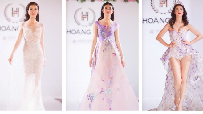 Mỹ Linh, Thanh Tú đọ catwalk với Hoa hậu Hoàn vũ 2017 ở Cannes