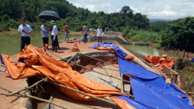 Hòa Bình: Không có sự cố vỡ đập hồ Ban