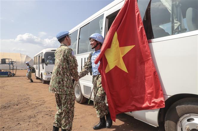 Chiến sĩ Việt Nam trong lực lượng gìn giữ hòa bình của LHQ tại Nam Sudan
