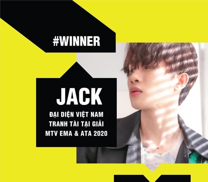 Jack, MTV EMA & ATA 2020, MTV Việt Nam, Hoa hải đường, bầu chọn