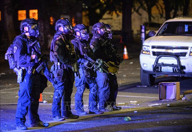 Cảnh sát Mỹ, tình trạng bạo động, Portland 