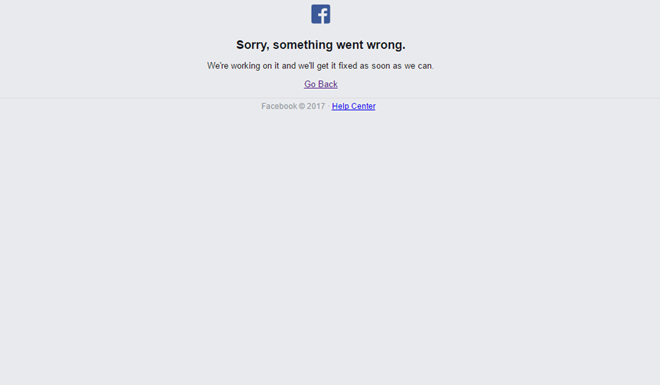 Mạng xã hội Facebook bị sập mạng toàn cầu, không truy cập được