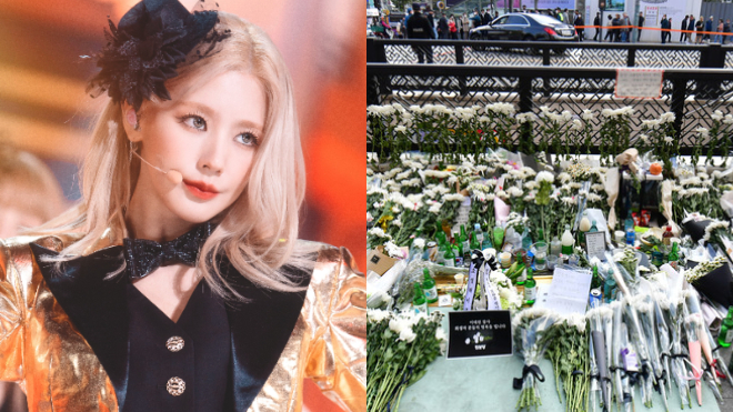 Miyeon (G)I-DLE đến đặt hoa, bật khóc tưởng niệm người bạn đặc biệt qua đời vì thảm kịch giẫm đạp Itaewon