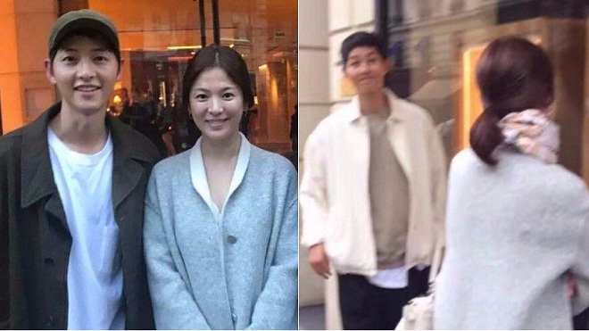 Song Joong Ki và Song Hye Kyo tay trong tay tất bật mua sắm ở Paris