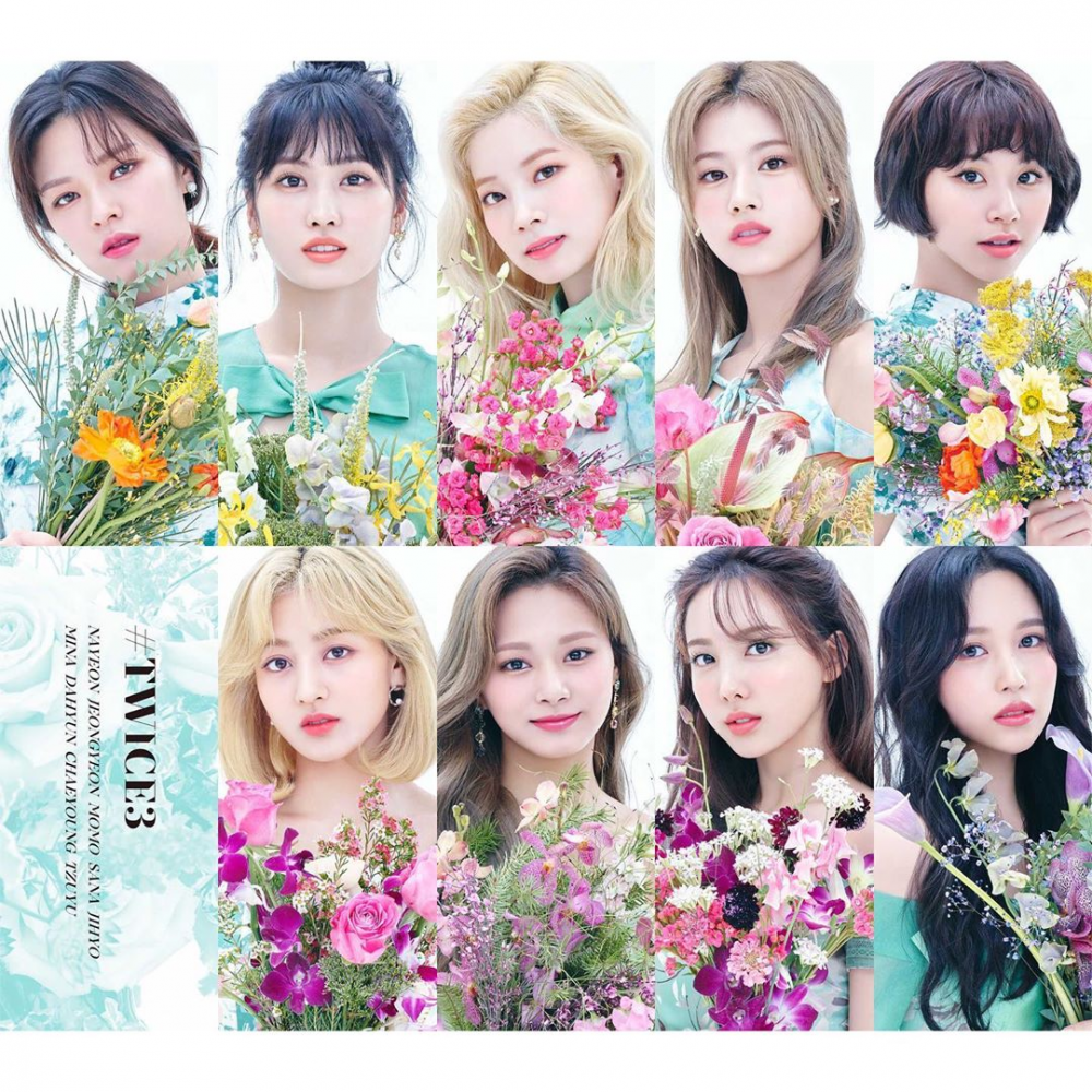 Twice, Twice xinh như nữ thần trong album Twice 3, Twice 3, album tiếng Nhật của Twice, Twice xinh đẹp, bìa album Twice 3