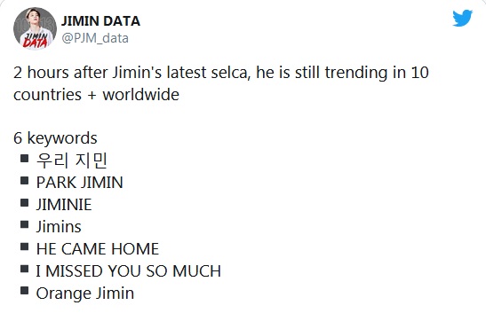 BTS, Jimin BTS, Jimin BTS selfie, ảnh selfie Jimin top trending châu Á, Jimin trending, Jimin Twitter