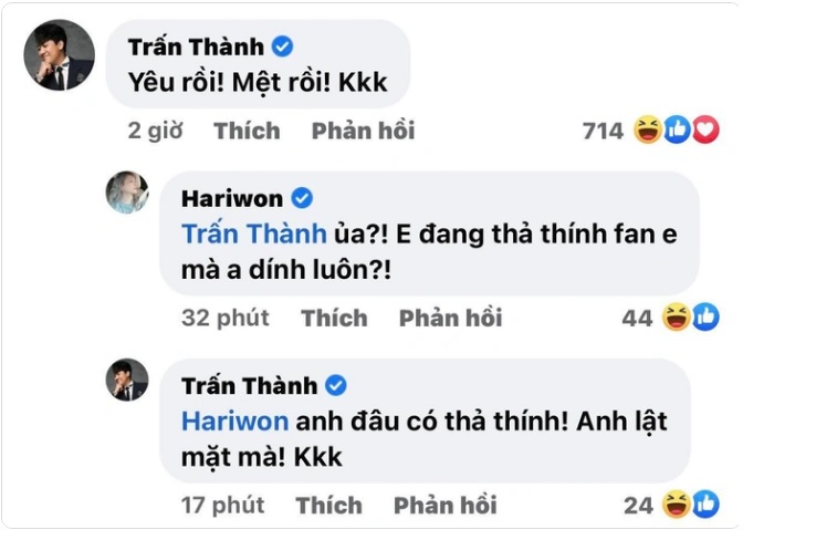 Trấn Thành, Hari Won, Trấn Thành Hari, danh hài, MC Trấn Thành, ca sĩ Hari Won, vợ chồng Trấn Thành Hari Won