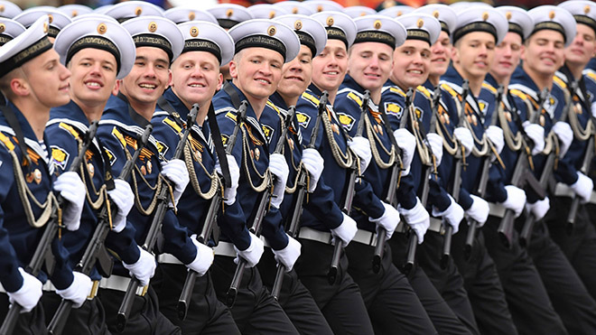 TOÀN CẢNH Lễ diễu binh vĩ đại của nước Nga trên Quảng trường Đỏ