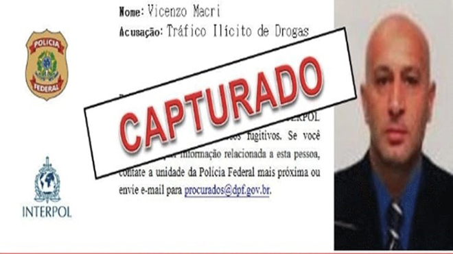 Italy bắt giữ trùm mafia khét tiếng Vincenzo Macri ở Brazil