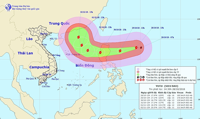 Siêu bão Yutu, Tin bão khẩn cấp, Bão số 7, Tin bão, Bão Yutu, Dự báo thời tiết, tin bão số 7, cơn bão số 7, tin bão mới nhất, diễn biến bão yutu, bão trên biển Đông, bão