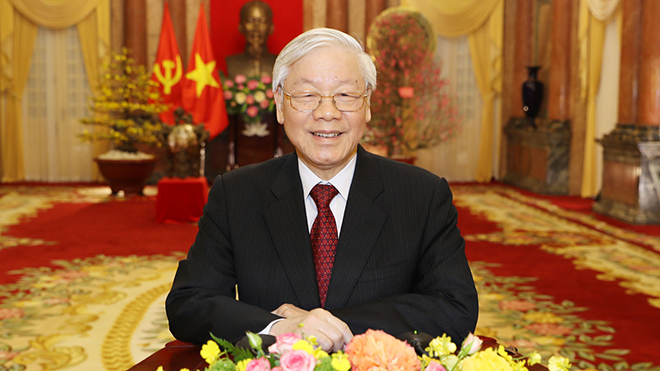 LỜI CHÚC TẾT XUÂN KỶ HỢI 2019 của Tổng Bí thư, Chủ tịch nước Nguyễn Phú Trọng