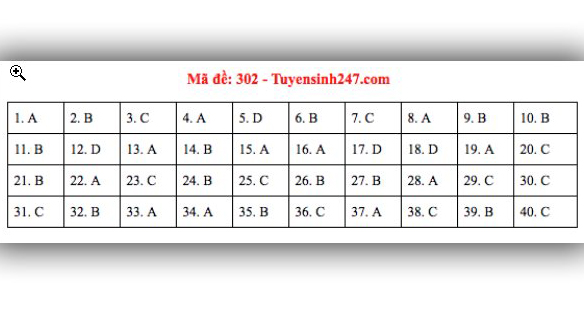 Đáp án lịch sử THPT Quốc gia 2019, Đáp án lịch sử THPT Quốc gia năm 2019, Đáp án lịch sử, đáp án môn lịch sử THPT Quốc gia, đáp án môn sử THPT Quốc gia, đáp án môn sử