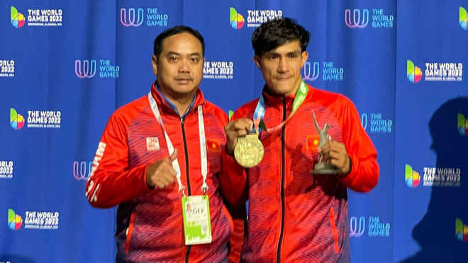 Duy Nhất giành Huy chương vàng lịch sử trong lần đầu tham dự World Games 2022