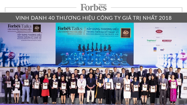 HABECO - Top 40 thương hiệu công ty giá trị nhất Việt Nam năm 2018