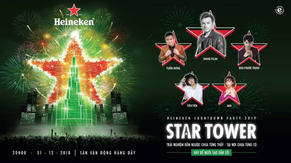 Heineken mang đến trải nghiệm đỉnh cao qua sự kiện Heineken Countdown 2019 ‘chưa từng có’ ở Hà Nội và Hải Phòng