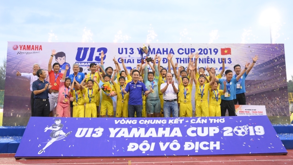 Hành trình U13 Yamaha Cup 2019 khép lại với thành công rực rỡ tại Cần Thơ