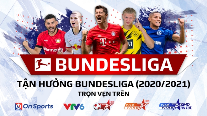 Thưởng thức Bundesliga mùa giải 2020/2021 trên sóng của VTV, VTC và VTVCab