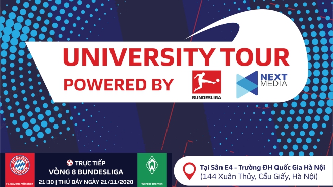 Đại học Kinh tế - Đại học Quốc gia Hà Nội: Điểm dừng chân đầu tiên của sự kiện Bundesliga University Tour