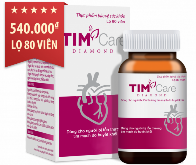 Timcare Biotech TIM Care Diamond - Sản phẩm vàng cho người bị bệnh mạch vành