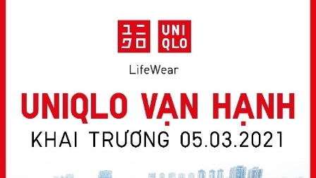 Cửa hàng UNIQLO thứ tư sẽ chính thức khai trương tại TTTM Vạn Hạnh