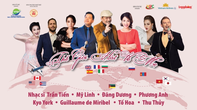 Phương Anh hát cùng ca sĩ Nhật Bản tại Đại nhạc hội ‘Thế giới hát về mẹ’