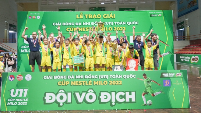 Sông Lam Nghệ An vô địch U11 toàn quốc - Cúp Nestlé MILO 2022