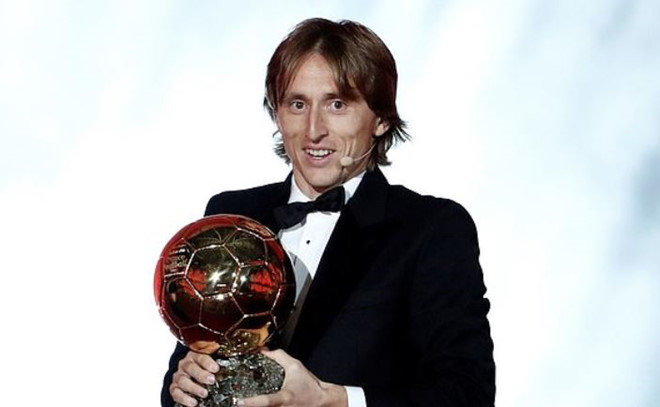 Luka Modric giành Quả bóng vàng 2018