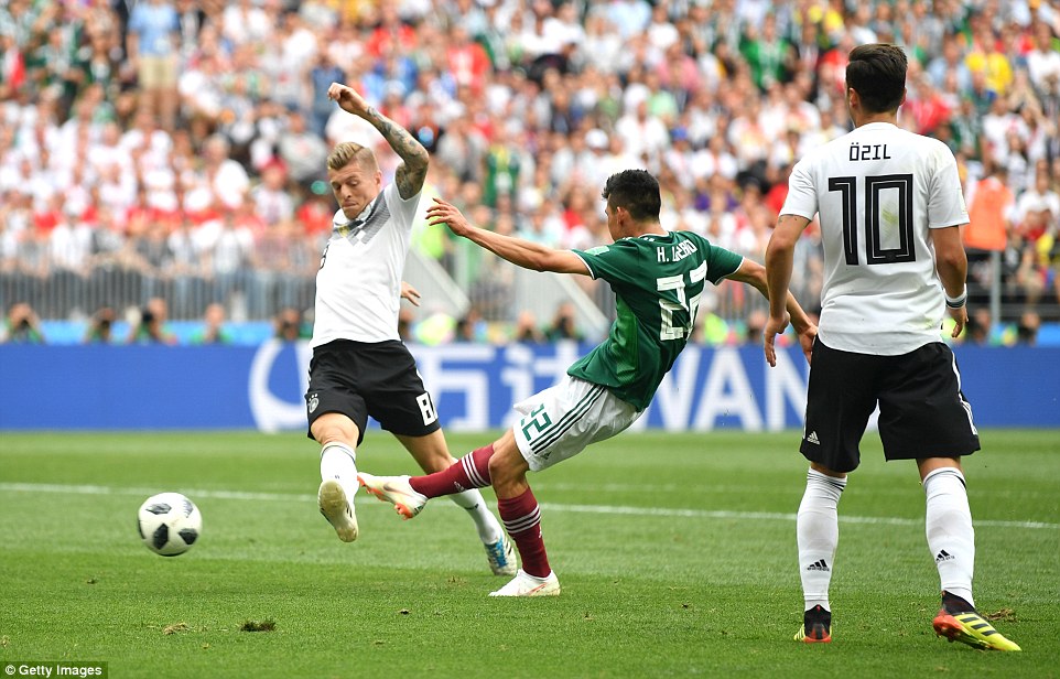 Video clip bàn thắng Đức 0-1 Mexico