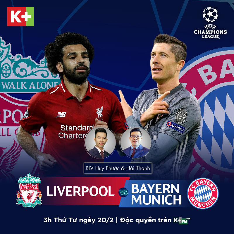 Lịch thi đấu Cúp C1, lich thi dau cup c1, lịch thi đấu bóng đá cúp c1, trực tiếp bóng đá cúp c1, liverpool vs bayern munich, lyon vs Barca, xem truc tiep bong da k+