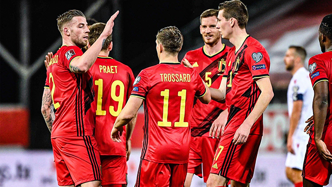 Link xem trực tiếp bóng đá Belarus vs Bỉ, vòng loại World Cup 2022 (01h45, 9/9)