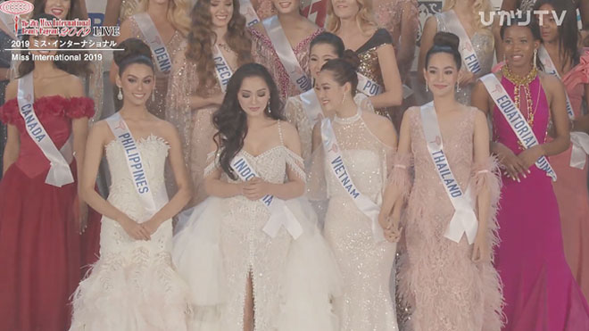 Chung kết Hoa hậu Quốc tế 2019: Ứng xử tự tin, chỉ thiếu chút may mắn Tường San đã có thể lọt top 5