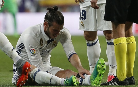 Bale tiếp tục khổ sở vì chấn thương