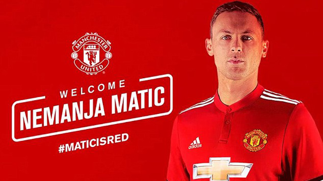 Matic chính thức gia nhập Man United, mặc áo số 31 như lời đồn