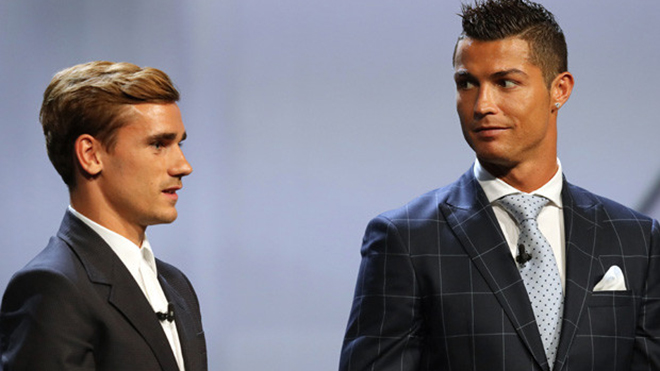 Griezmann chỉ luôn làm 'nền' cho Ronaldo, từ CLB cho đến ĐTQG