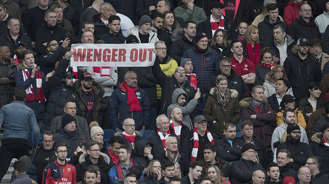 Arsenal thua trận, CĐV đếm ngày chia tay Wenger