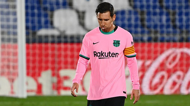 Getafe 1-0 Barcelona: Messi bất lực, Koeman nhận thất bại đầu tiên