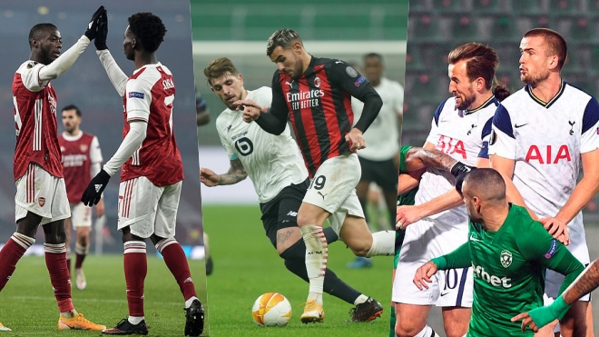 Cúp C2: Arsenal và Tottenham thắng dễ. AC Milan thảm bại