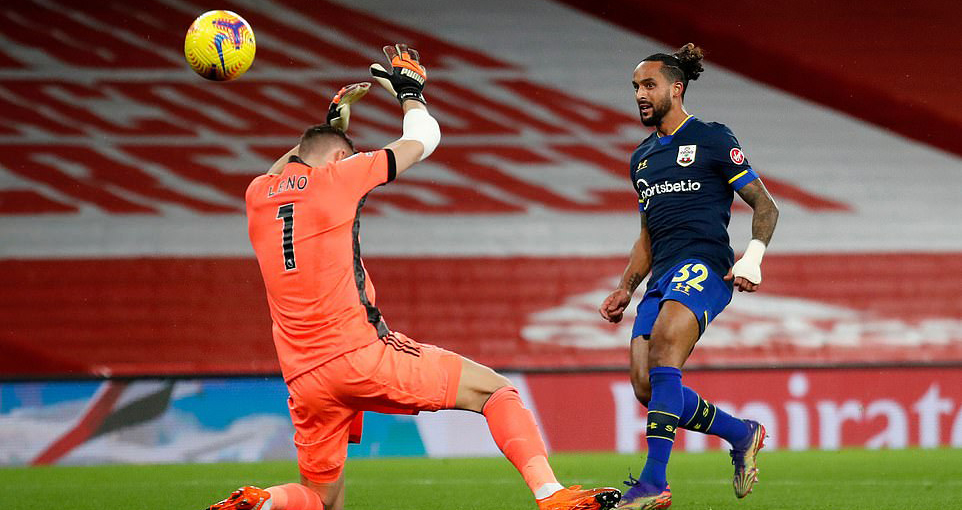 Ket qua bong da, Arsenal vs Southampton, Kết quả bóng đá Anh, BXH bóng đá Anh, Kết quả Arsenal vs Southampton, Arsenal đấu với Southampton, Aubameyang, Arsenal, BXH Anh