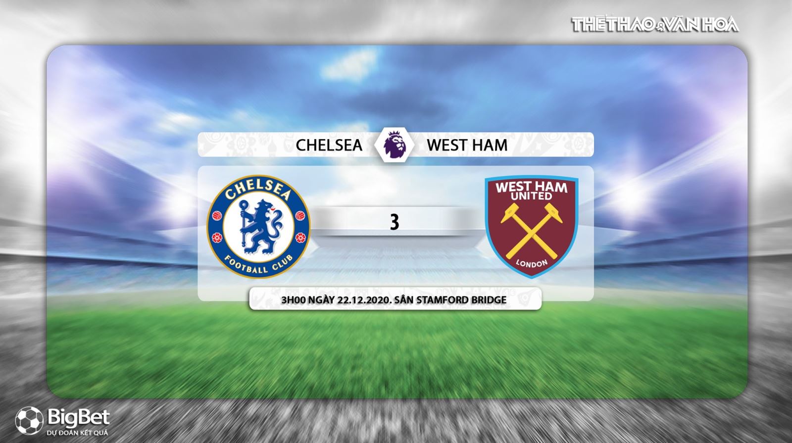 Keo nha cai, Nhận định kết quả, Chelsea vs West Ham, Trực tiếp bóng đá, Ngoại hạng Anh vòng 14, nhận định bóng đá Chelsea vs West Ham, trực tiếp Chelsea vs West Ham, Kèo Chelsea, K+PM
