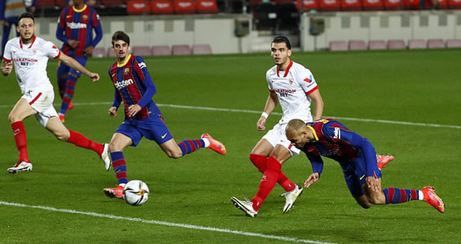 Kết quả Barcelona vs Sevilla, Kết quả cúp Nhà vua, Video Barcelona vs Sevilla, Barca vs Sevilla, kết quả Barca vs Sevilla, Dembele, Pique, kết quả Barcelona, Cúp Nhà Vua