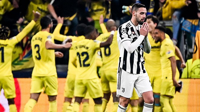 Juventus 0-3 Villarreal: Trả giá vì sai lầm