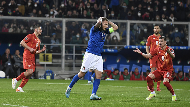 Ý 0-1 Bắc Macedonia: Nhận bàn thua phút bù giờ, Ý lần thứ 2 lỡ hẹn với World Cup