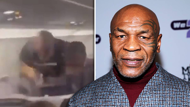 Mike Tyson đánh người ngồi cùng trên máy bay