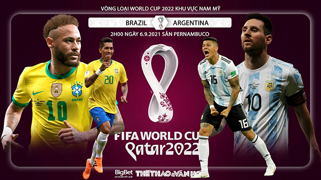 Nhận định bóng đá nhà cái Brazil vs Argentina và nhận định bóng đá vòng loại World Cup 2022 (2h00, 6/9)