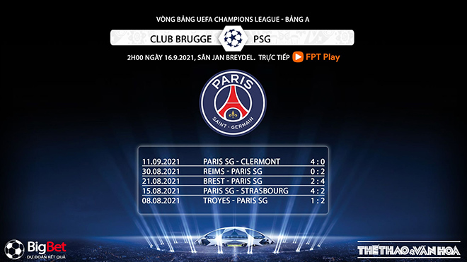 kèo nhà cái, soi kèo Club Brugge vs PSG, nhận định bóng đá, keo nha cai, nhan dinh bong da, kèo bóng đá, Club Brugge, PSG, tỷ lệ kèo, Cúp C1