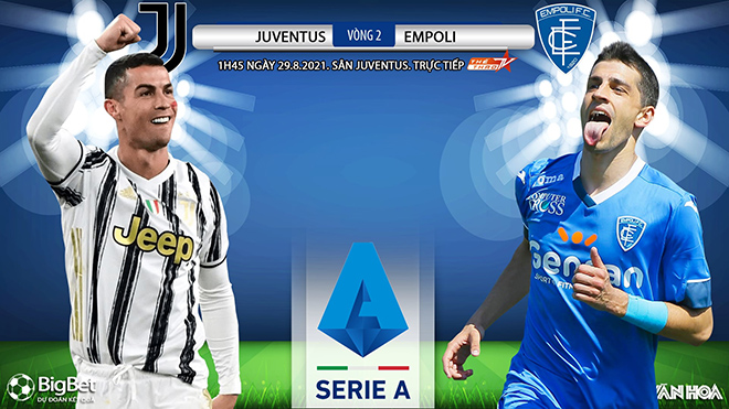 Nhận định bóng đá nhà cái Juventus vs Empoli và nhận định bóng đá Serie A (1h45, 29/8)
